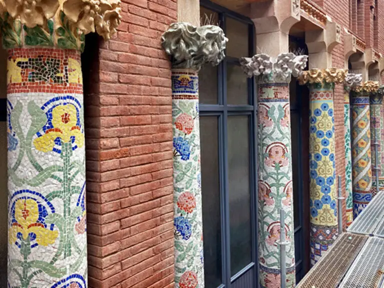 Elements ceràmics de la Façana del Palau de la Música Catalana