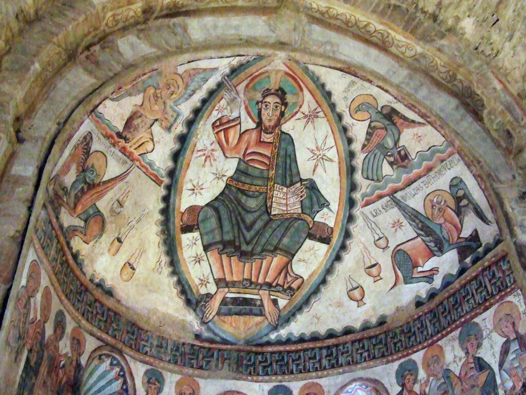 Pintures murals de l’absis de l’Església de Santa Maria de Mur